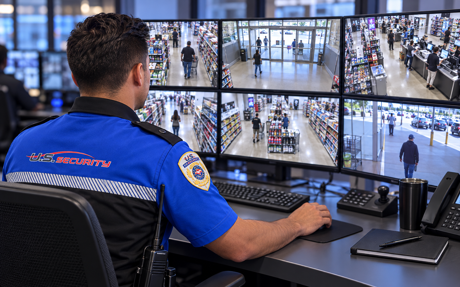 Loss prevention security in a commercial receiving area
