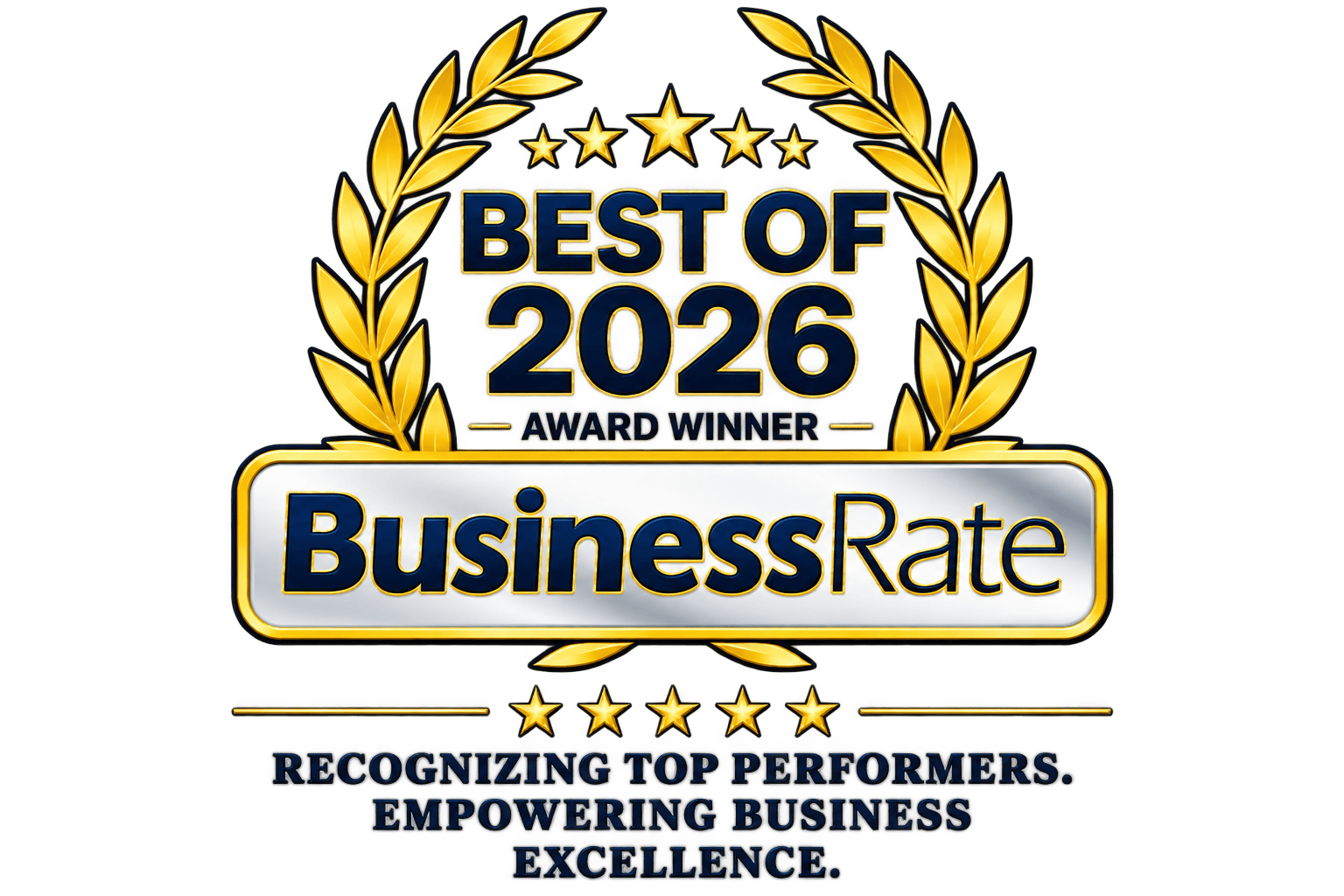 BusinessRate Best of 2026 Award